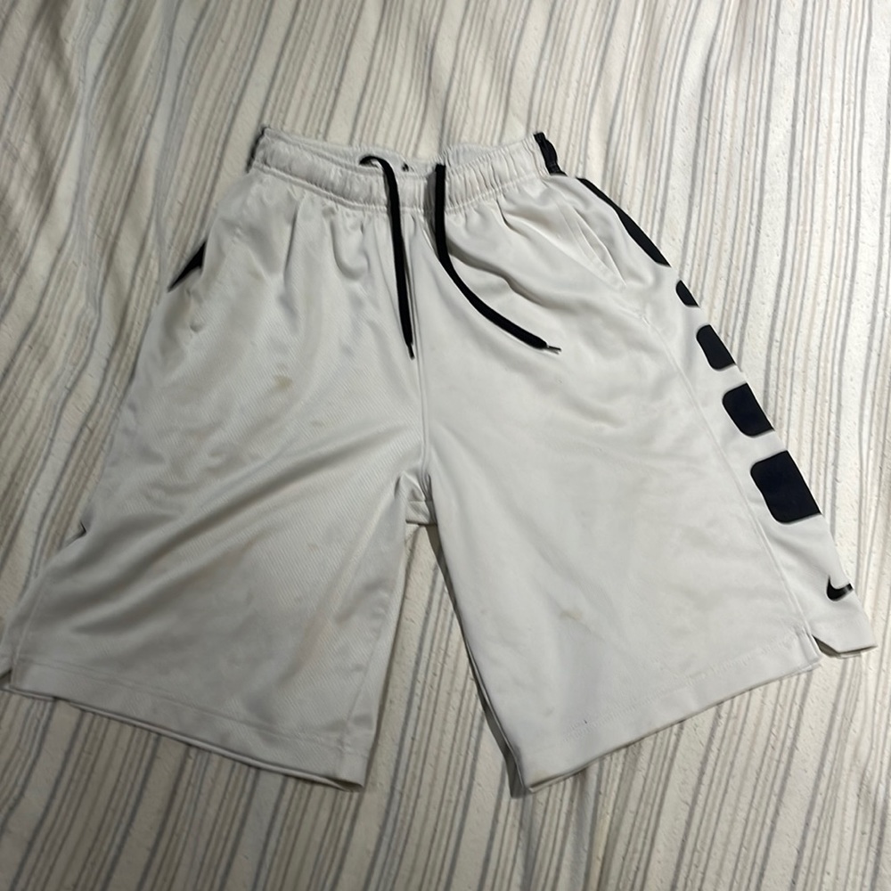 White Nike Pro shorts size large
